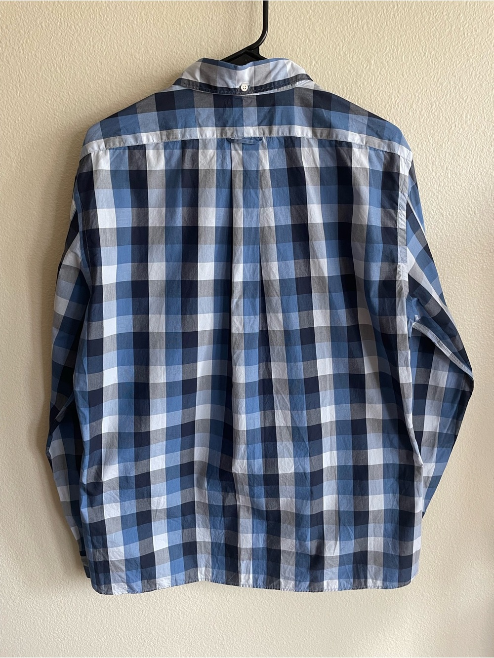 Todd Snyder Men's Blue Multi-Check Button-Down Shirt - Picture 12 of 16